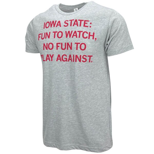 Raygun Iowa State Fun to Watch Gray T-shirt